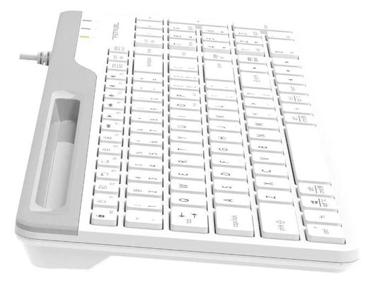 Клавиатура проводная A4Tech Fstyler FK25 белый/серый (FK25 WHITE)